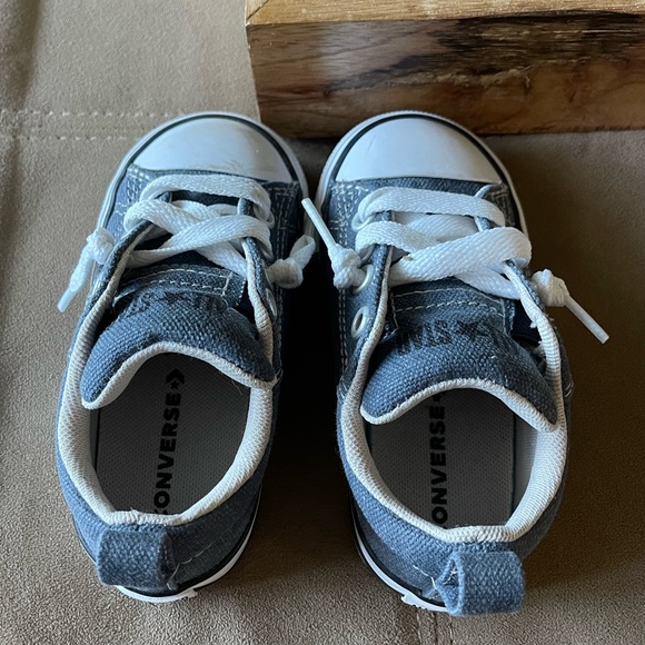 Converse All Stars Blue Toddler Unisex Size 7 - Picture 3 of 6